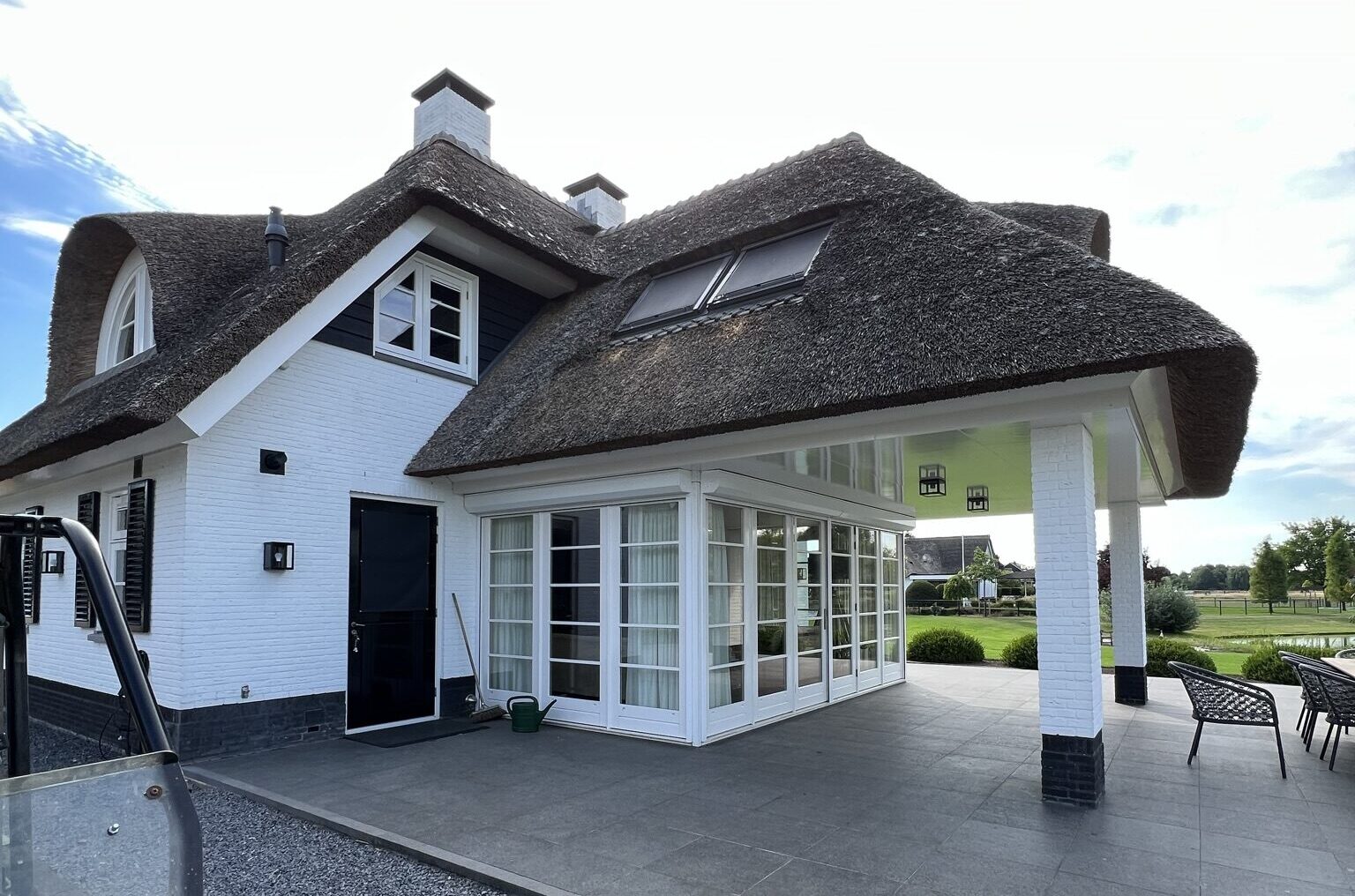 Woning van Familie van der Wulp voorkant die door Zuiderent geschilderd is